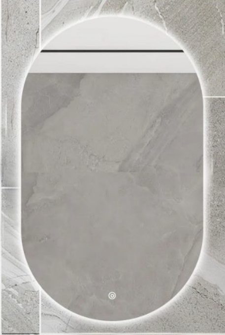 3 Color Oval LED Mirror with Back Light  24" * 40"