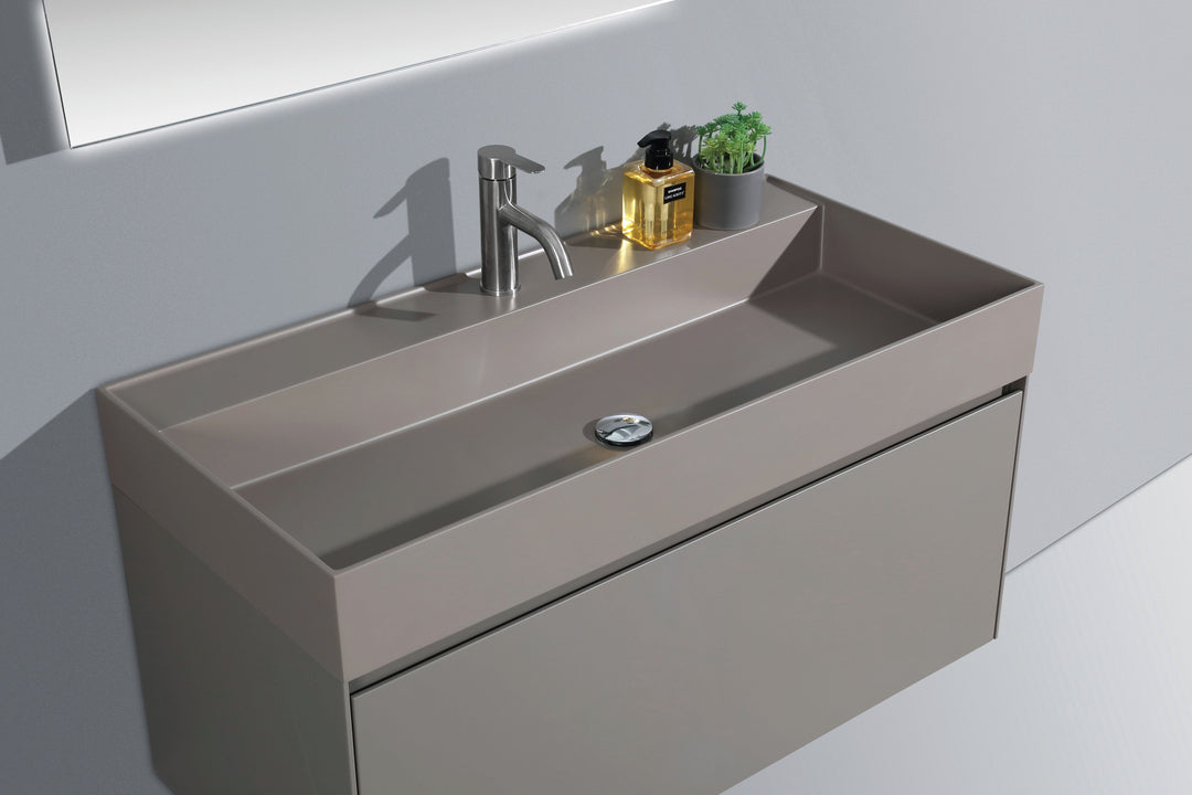 40" Vanity with Artificial Stone Counter Top