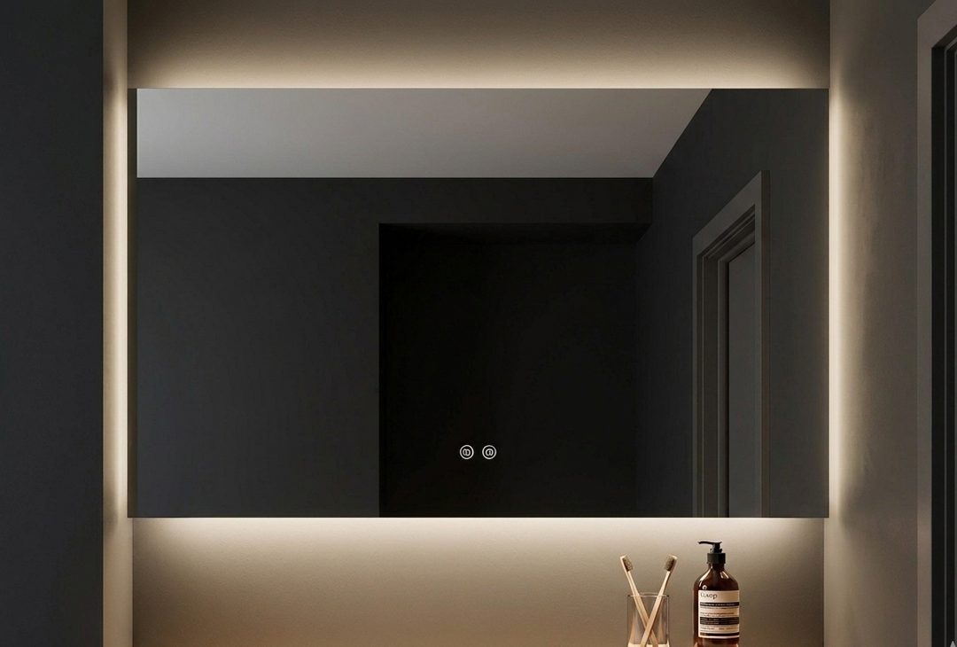 3 Color LED Mirror with Front Light