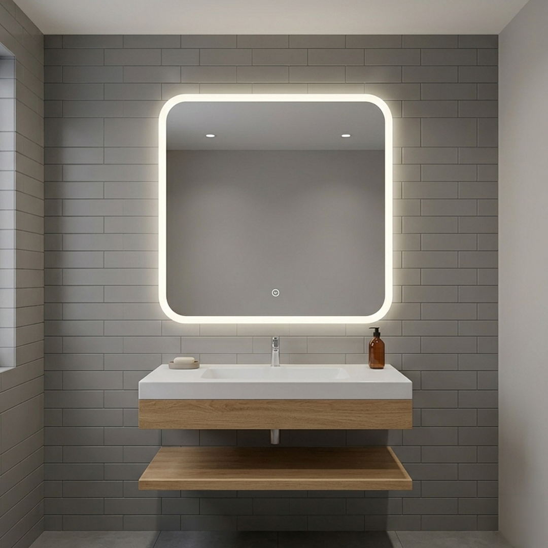 3 Color LED Mirror with Front Light