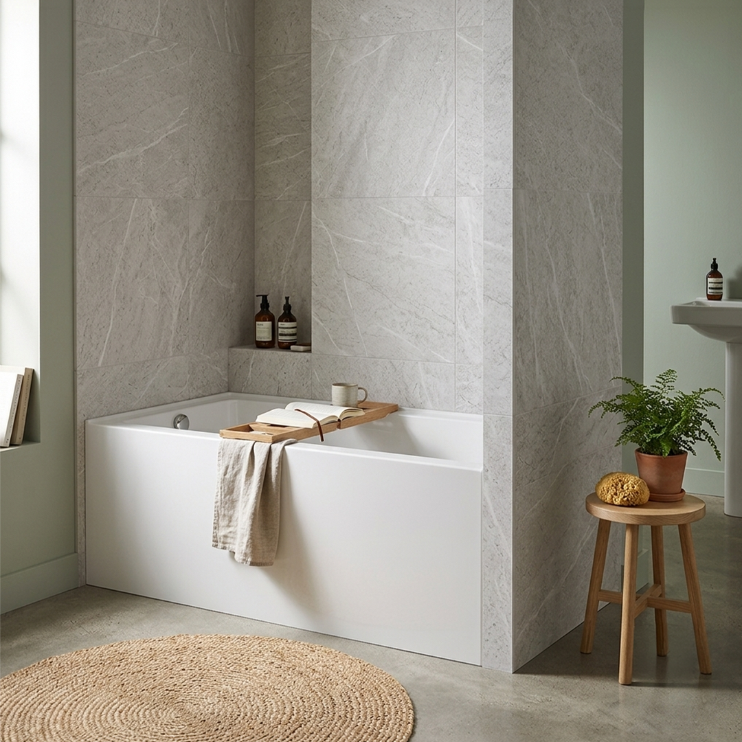 60" Acrylic Alcove Bathtub Left/Right Drain-White