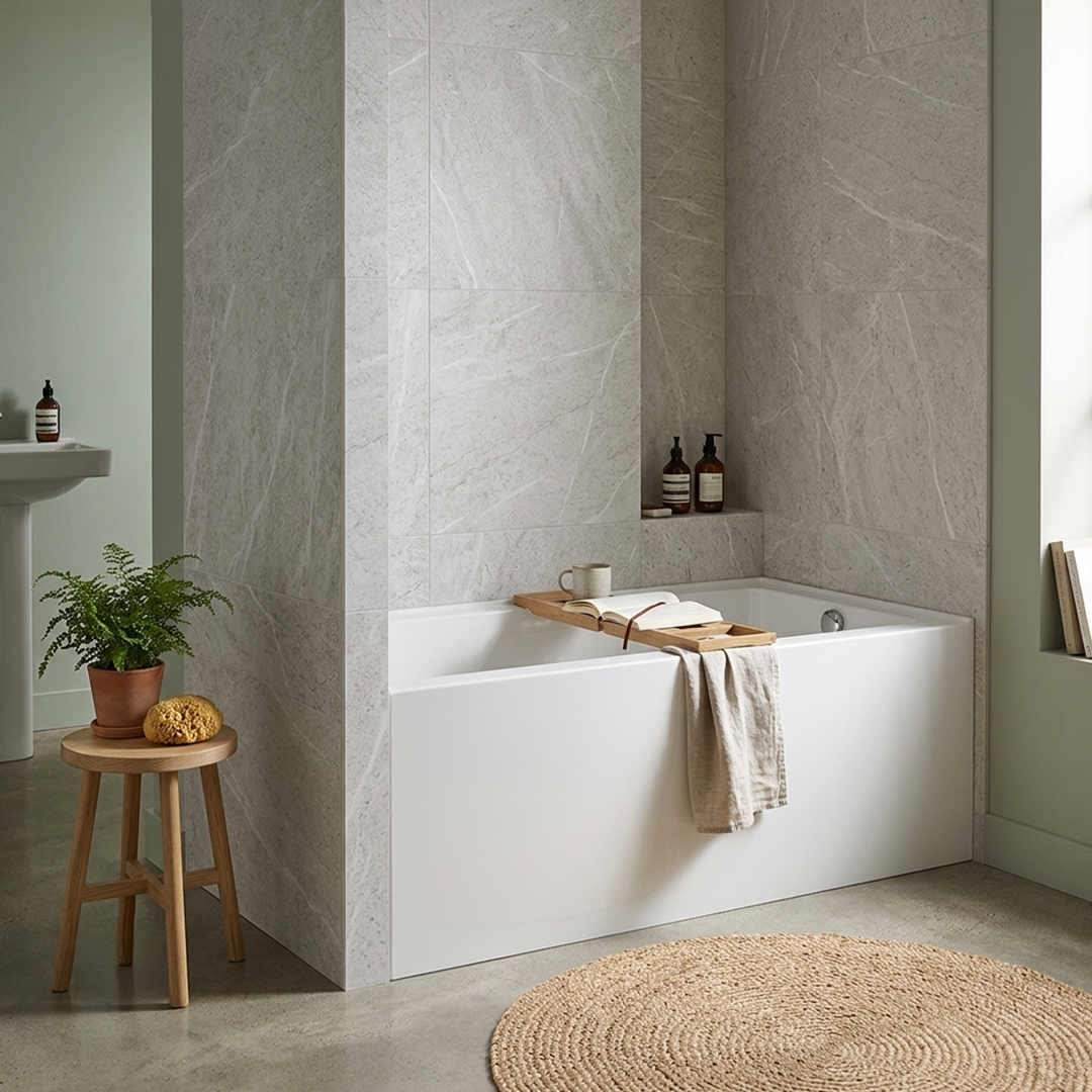60" Acrylic Alcove Bathtub Left/Right Drain-White