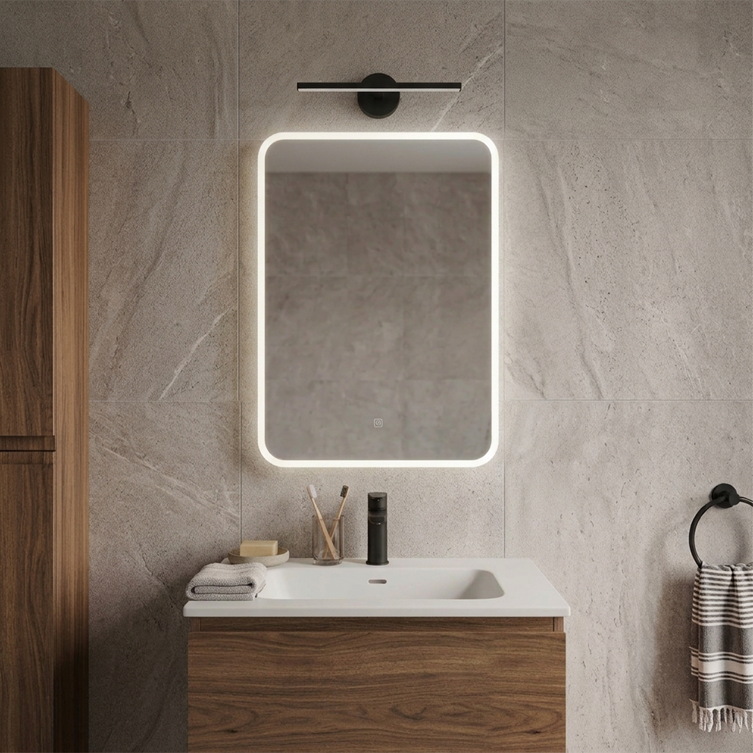 3 Color LED Mirror with Backlight