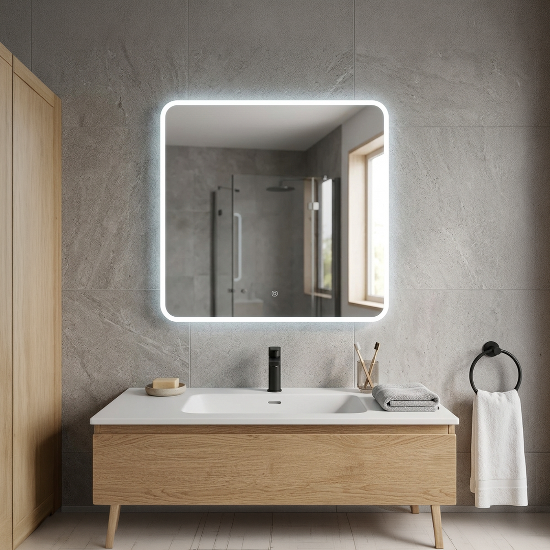 3 Color LED Mirror with Backlight