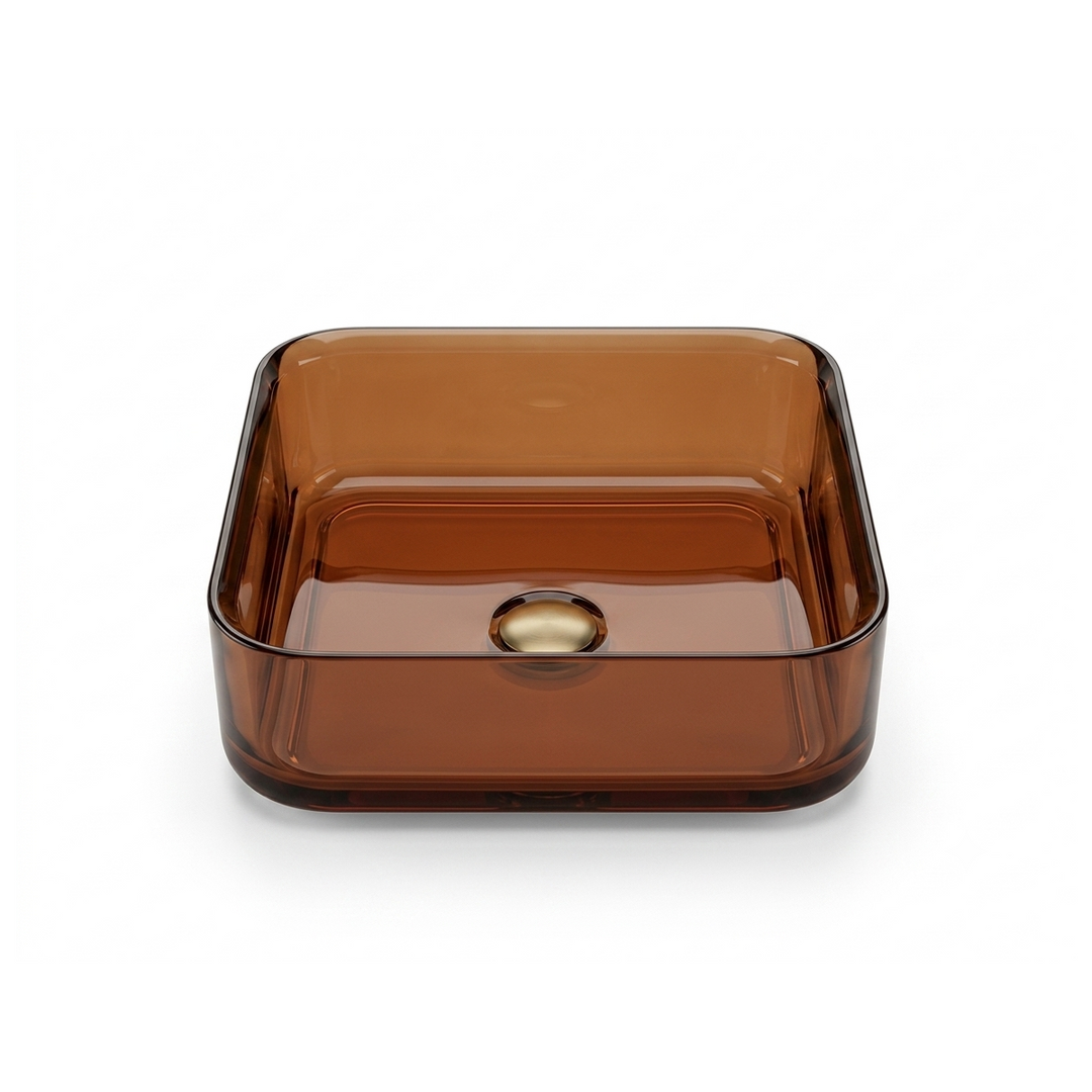 Clear Vessel Sink Square