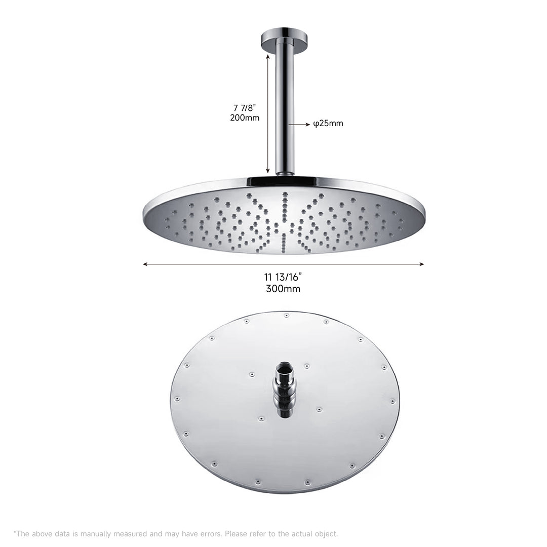 12" Round Shower Head