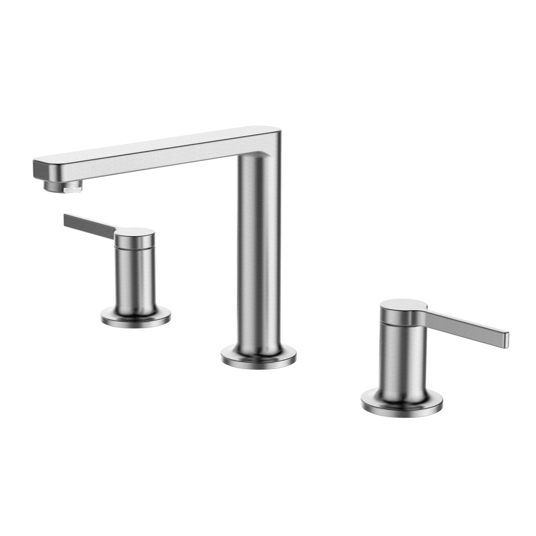 L-Shaped 3 Hole Lavatory Faucet