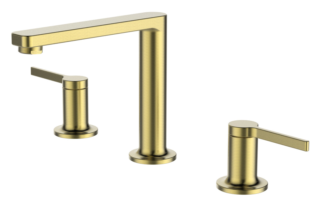 L-Shaped 3 Hole Lavatory Faucet