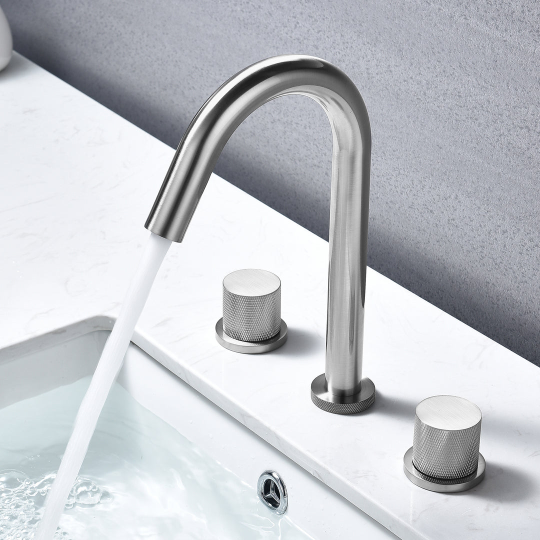 Gooseneck 3 Hole Lavatory Faucet