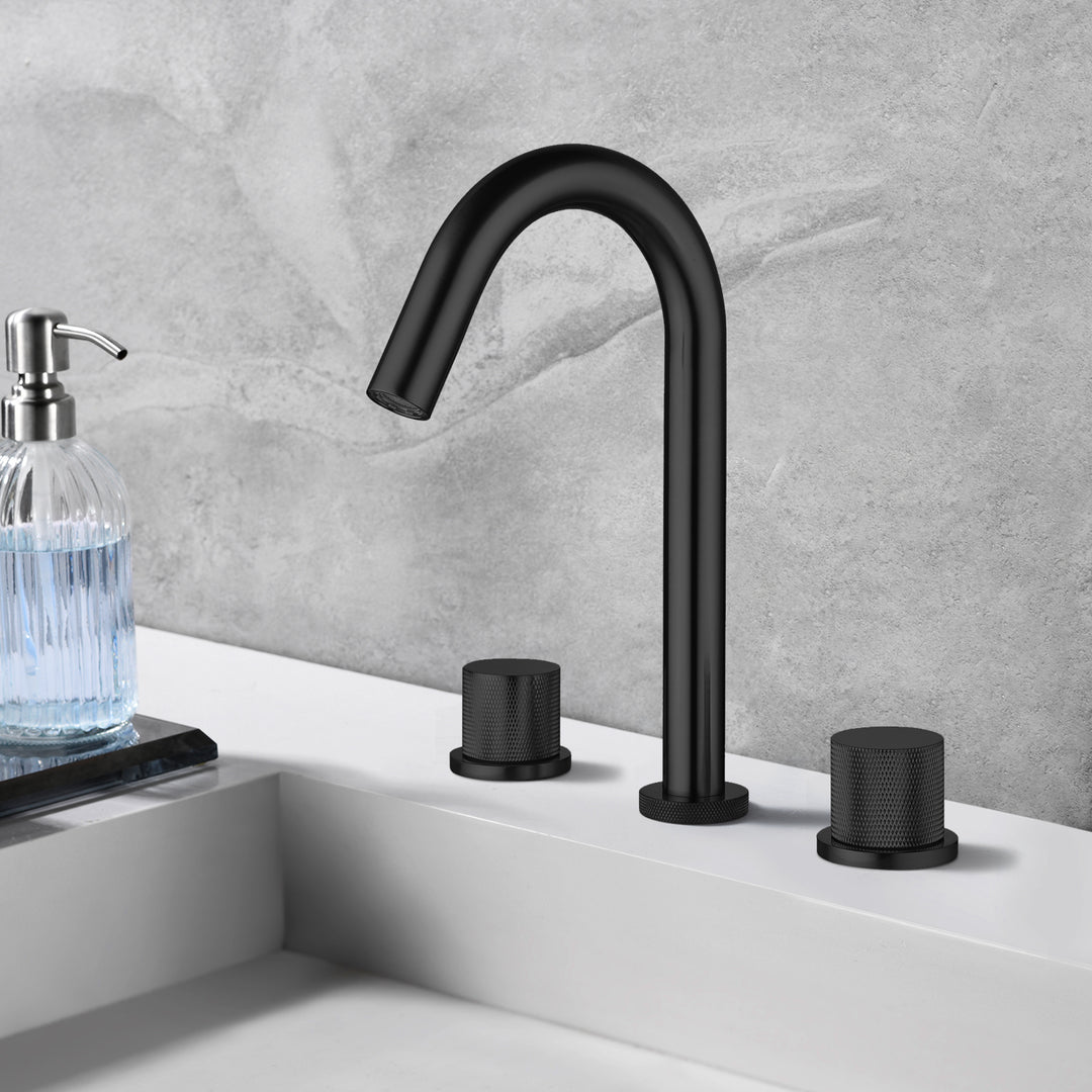 Gooseneck 3 Hole Lavatory Faucet