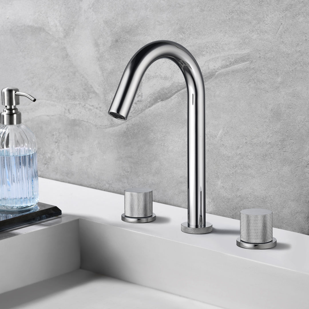 Gooseneck 3 Hole Lavatory Faucet