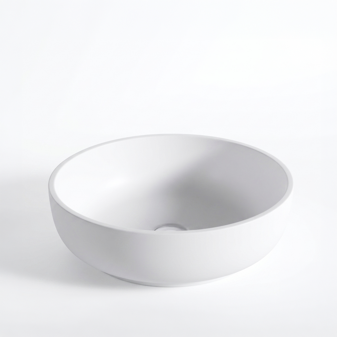 Artificial Stone Vessel Sink Round