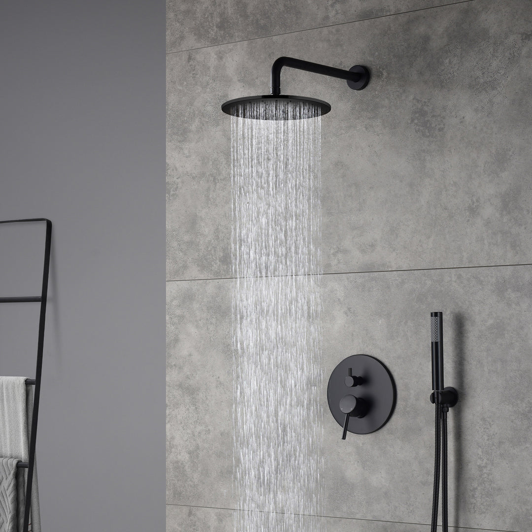 2 Way Shower With 10" Round Head Shower