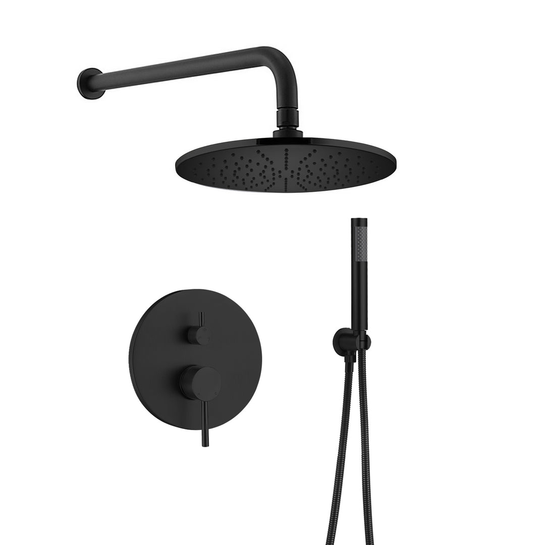 2 Way Shower With 10" Round Head Shower