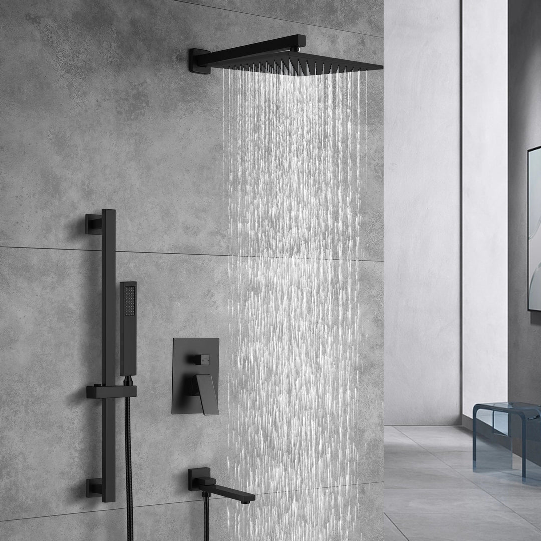 Shower With 10" Square Head Shower