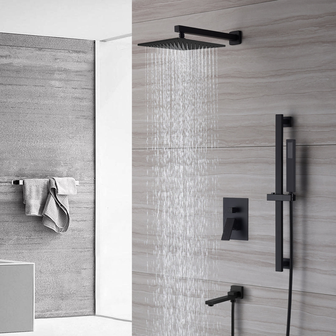 Shower With 10" Square Head Shower