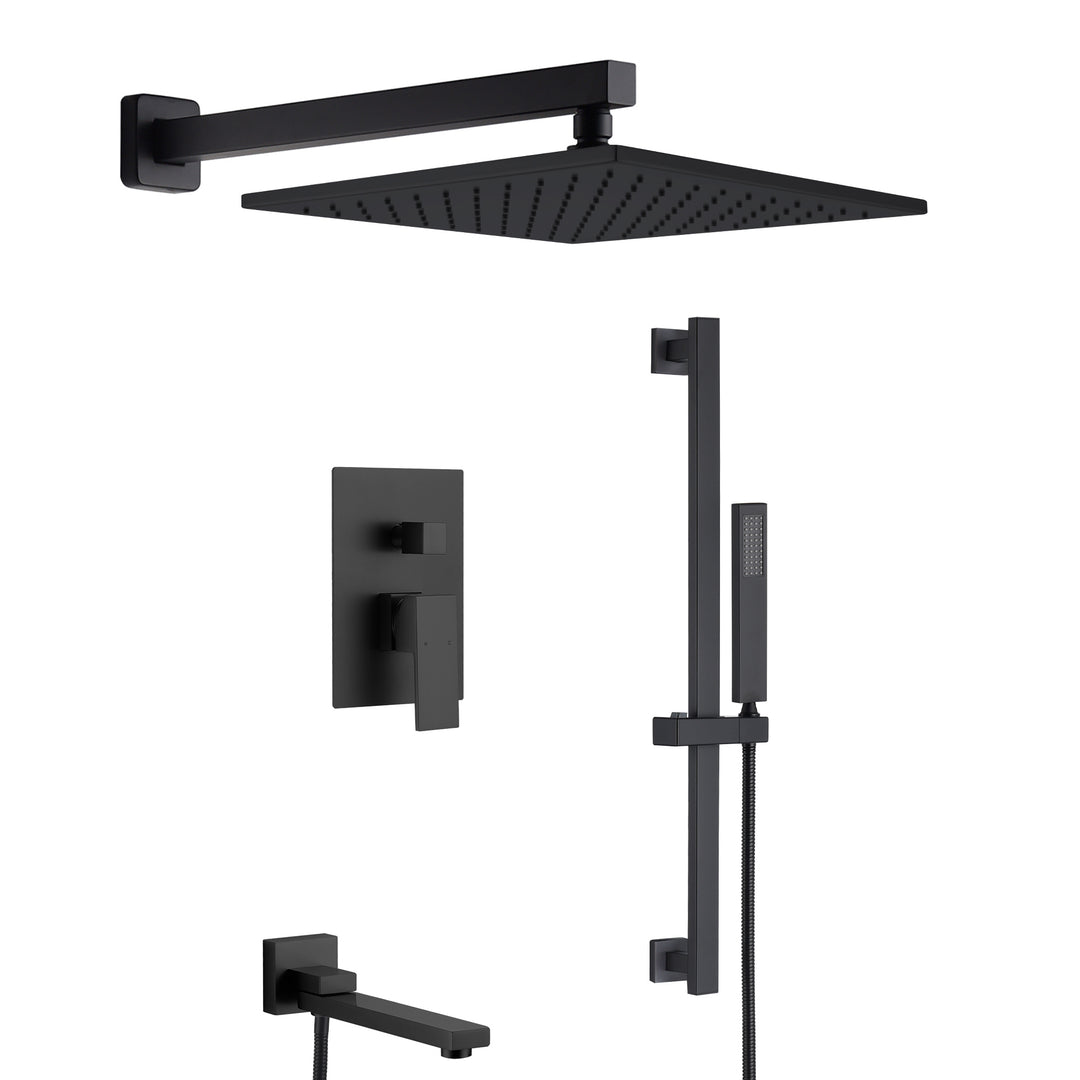 Shower With 10" Square Head Shower