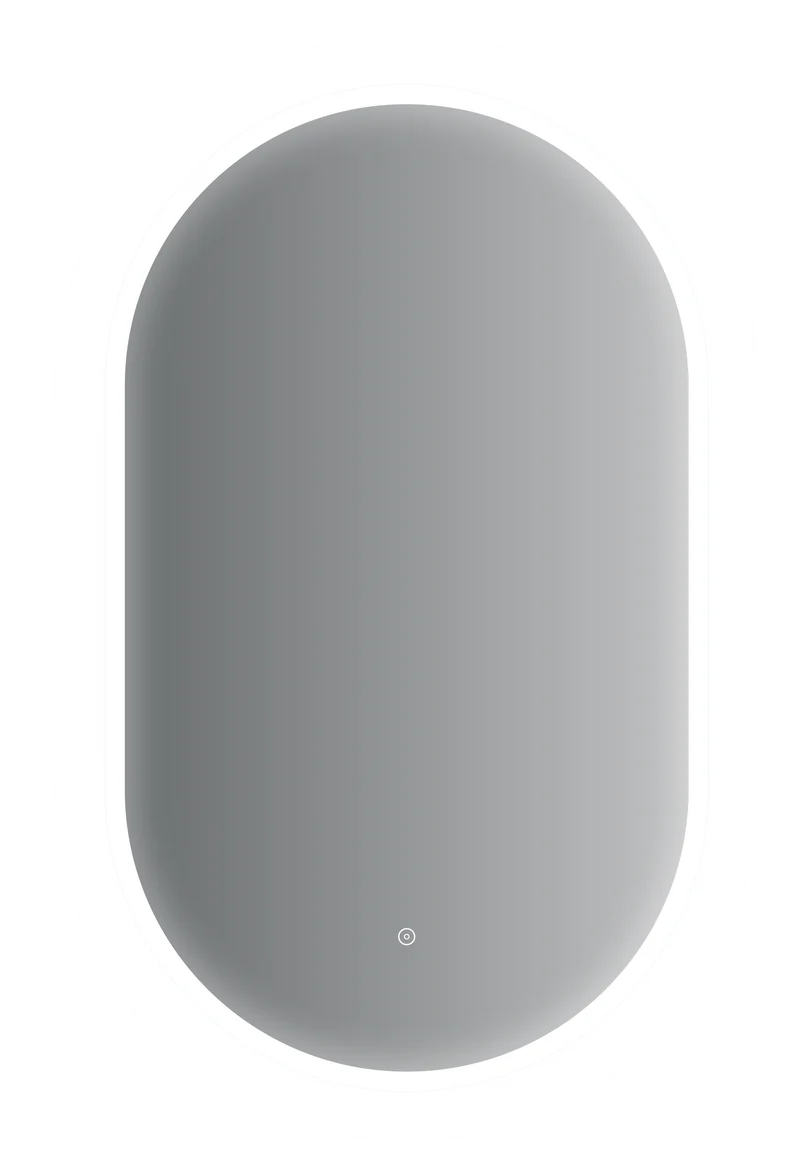 3 Color Oval LED Mirror with Front Light  24" * 40"
