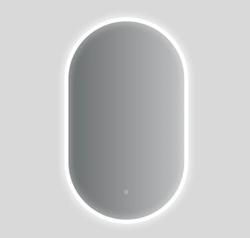 3 Color Oval LED Mirror with Front Light  24" * 40"
