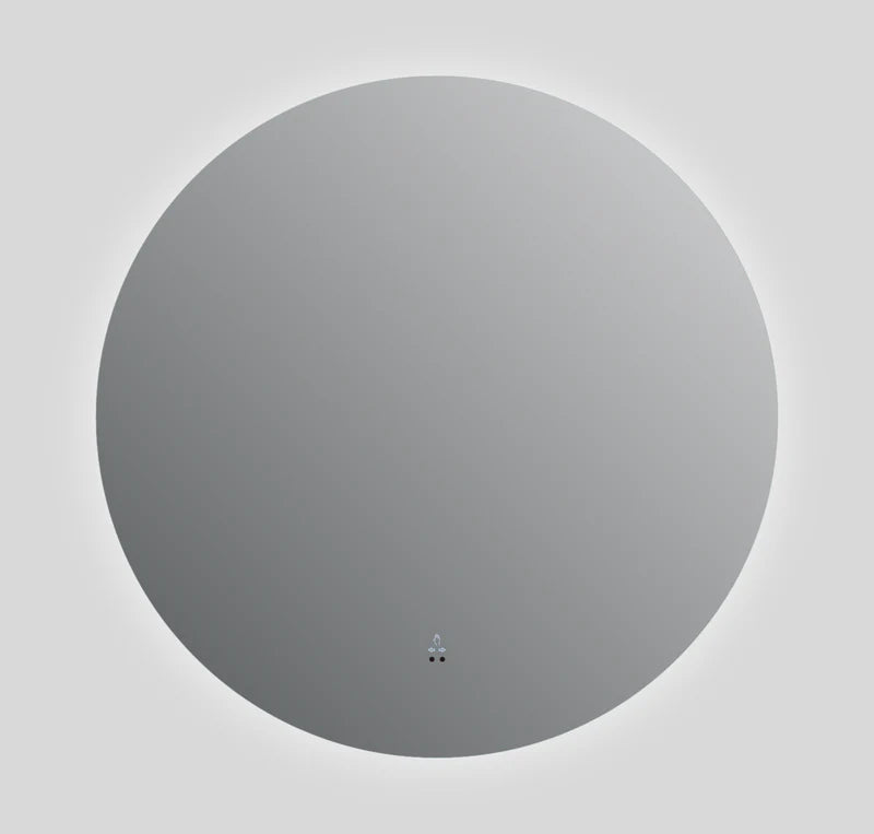 3 Color Round LED Mirror with Back Light  28"