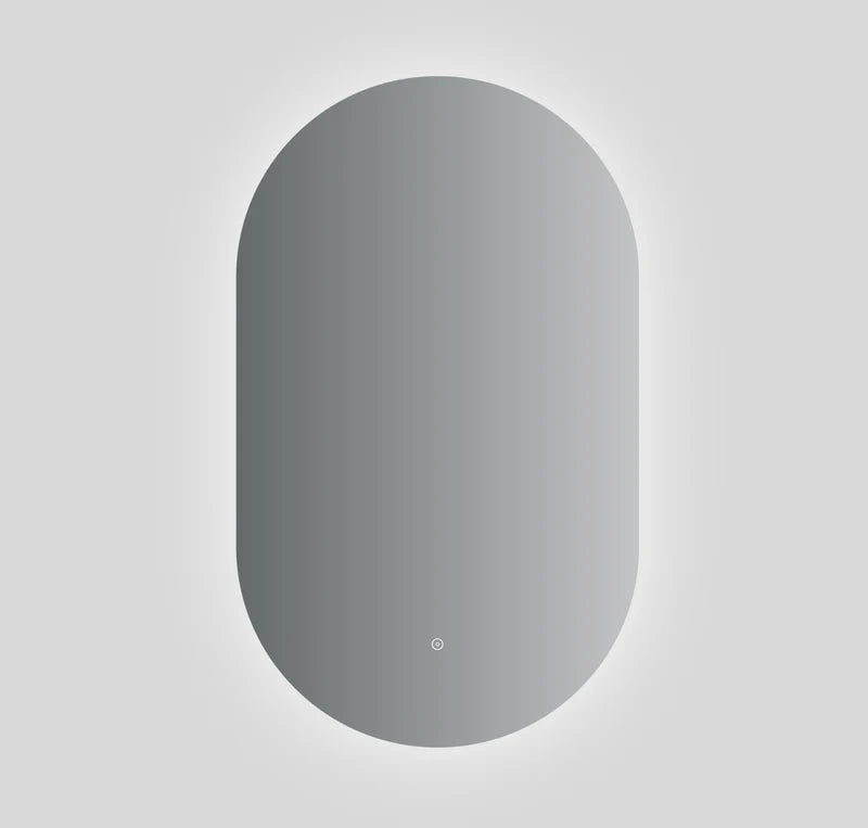 3 Color Oval LED Mirror with Back Light  24" * 40"